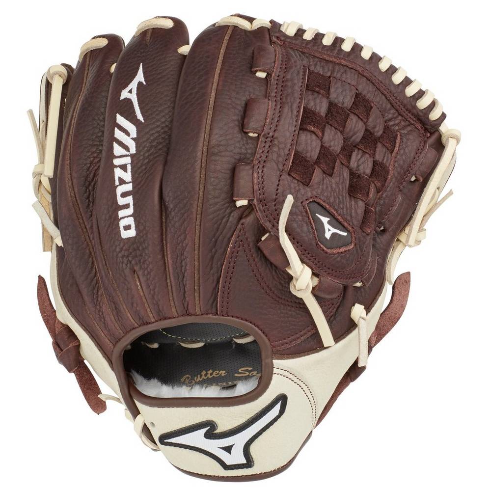 Mizuno Franchise Series Infield 11" - Bayan Eldiven - Kahve/Gümüş Türkiye (IGAVKZ-769)